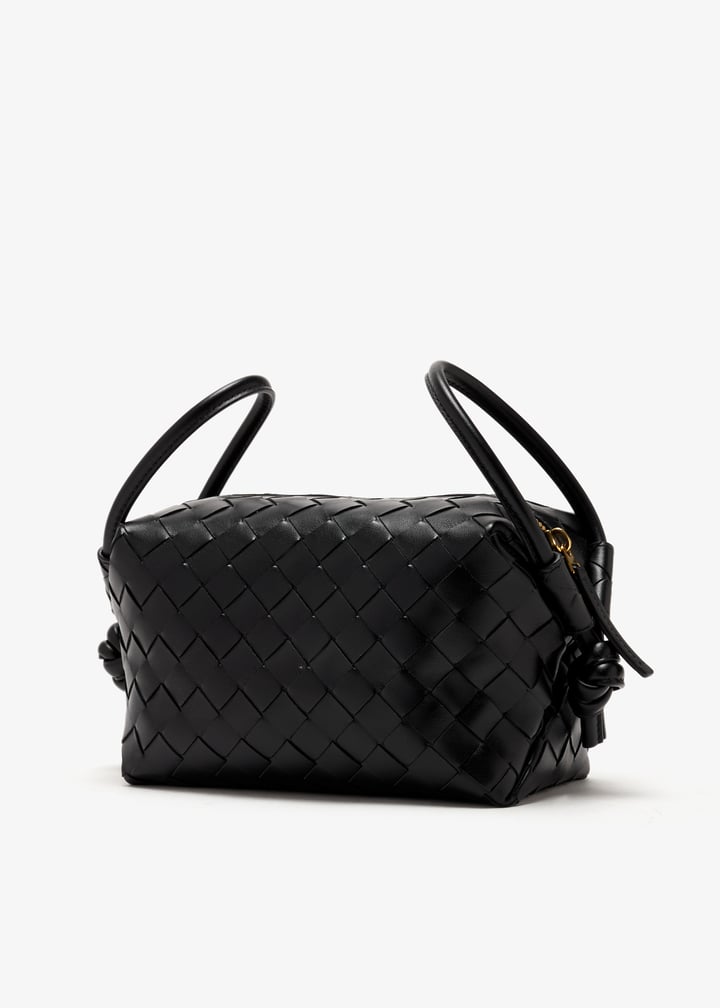 Bottega Veneta Small Top Handle Loop bag for Women - Black