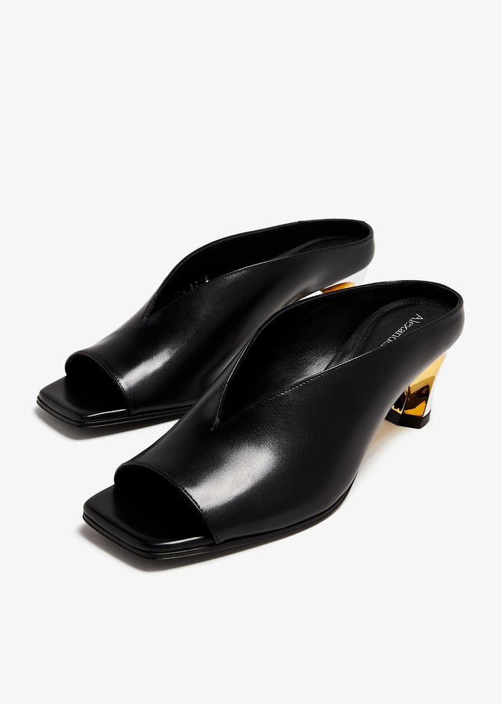 McQueen Armadillo mules for Women - Black in UAE | Level Shoes