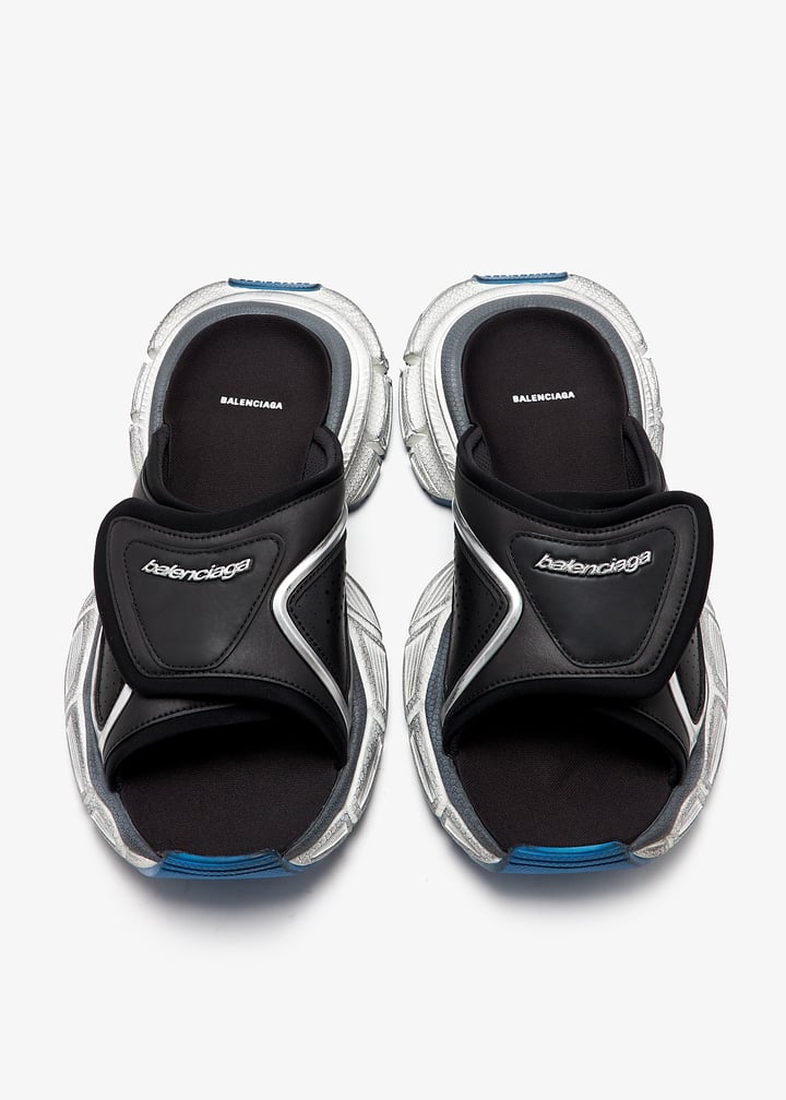 【BALENCIAGA】3xl Slide Sandal スライドサンダル Balenciaga 3Xl Slide Sandal in Black for Men | Lyst