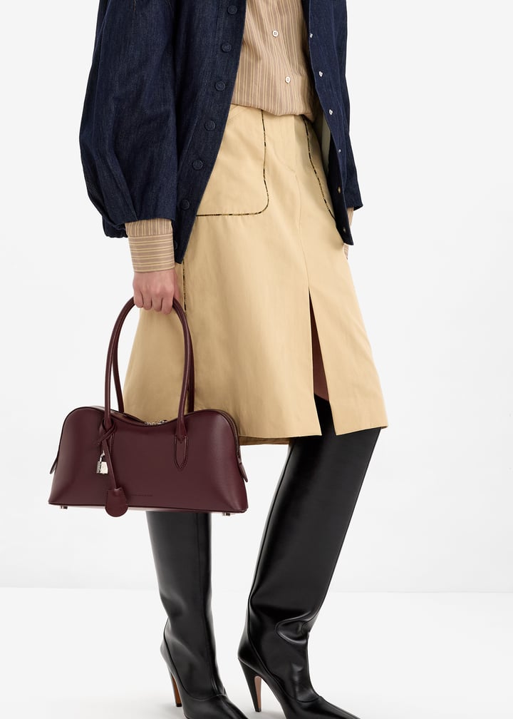 ショルダーバッグ・ポシェット Stella Mccartney Burgundy Synthetic Leather Ryder Medium Sho Stella McCartney Ryder Small Crossbody Bag - Bergdorf Goodman