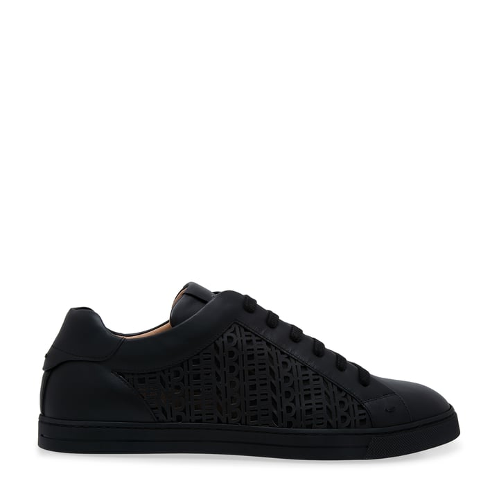 FENDI Laser-cut leather sneakers for Men Black in UAE Level Shoes