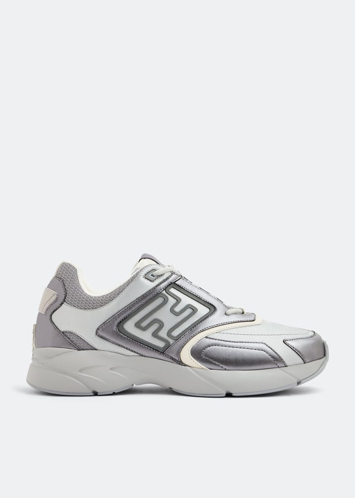 FENDI Faster sneakers for Men - Grey in UAE | Level Shoes FENDI Faster sneakers for Men - Grey in UAE | Level Shoes