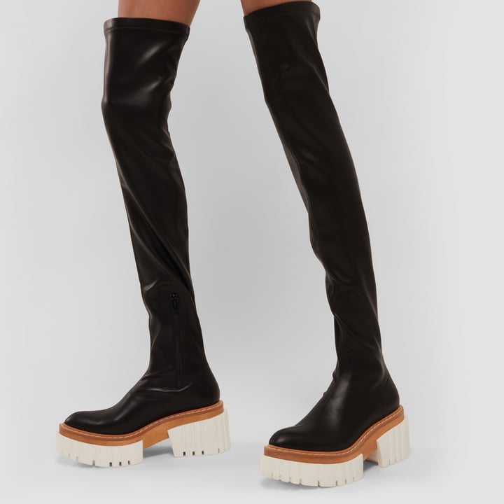 Stella McCartney Emilie 女式过膝靴- 黑色在阿联酋| | Level Shoes