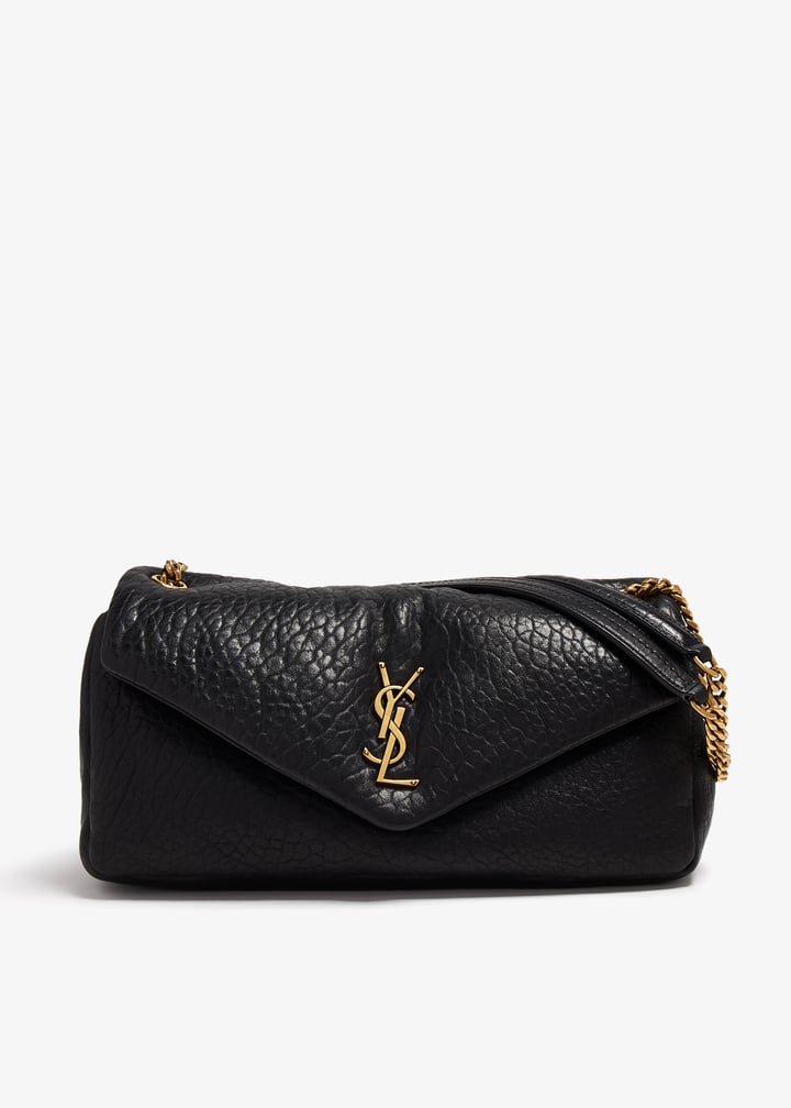 【SAINT LAURENT】最新作★CALYPSO エンベロープバッグ L Saint Laurent Calypso Large Bag in Grained Lambskin | Saks
