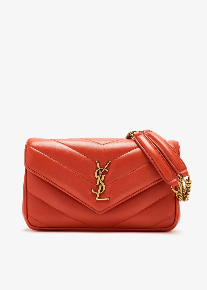 Saint Laurent Loulou Small Chain bag for Women - Orange in