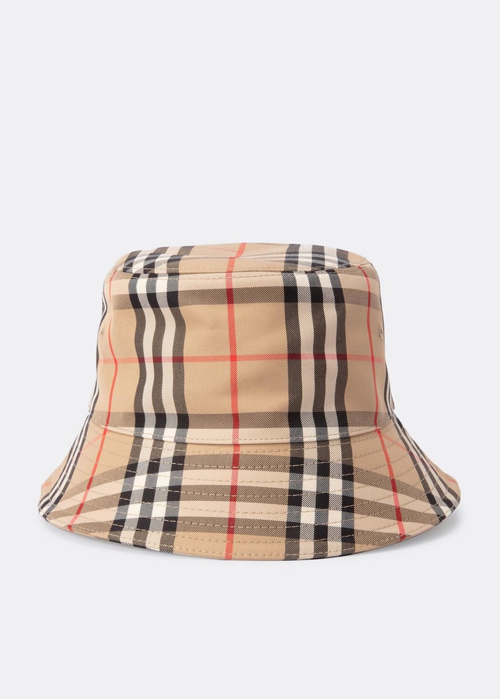 Burberry Vintage check cotton bucket hat for Men Beige in Oman