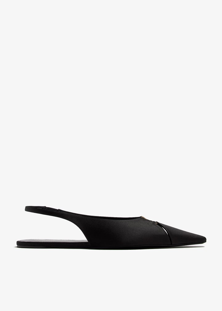 Saint Laurent Babylone slingback ballet flats for Women