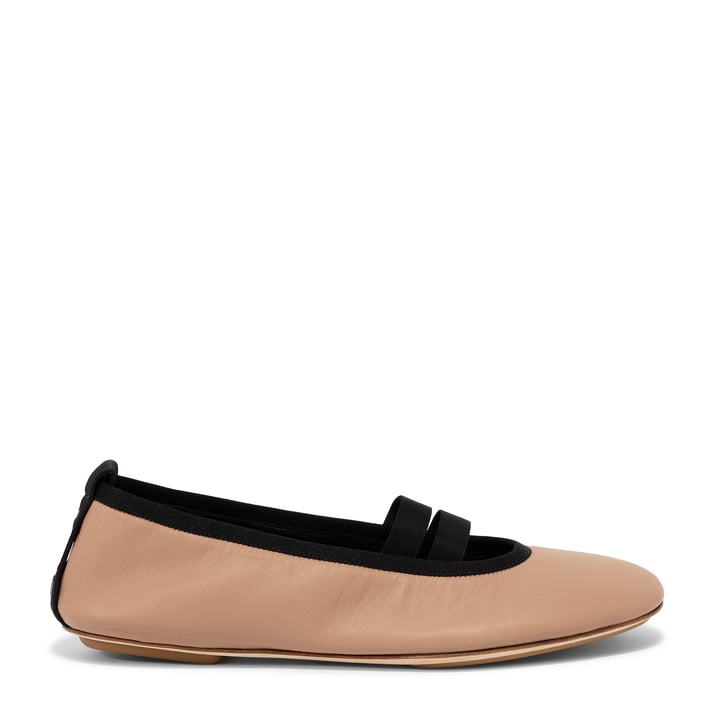 Burberry Grace leather ballerinas for Women Beige in UAE Level