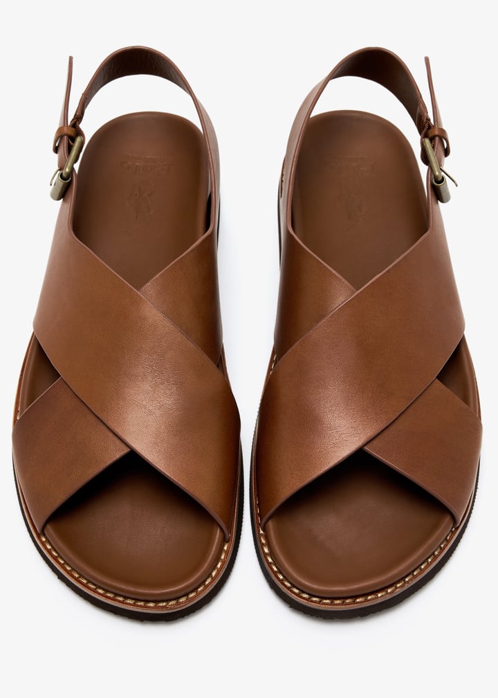 Polo Ralph Lauren Zane sandals for Men Brown in UAE Level Shoes