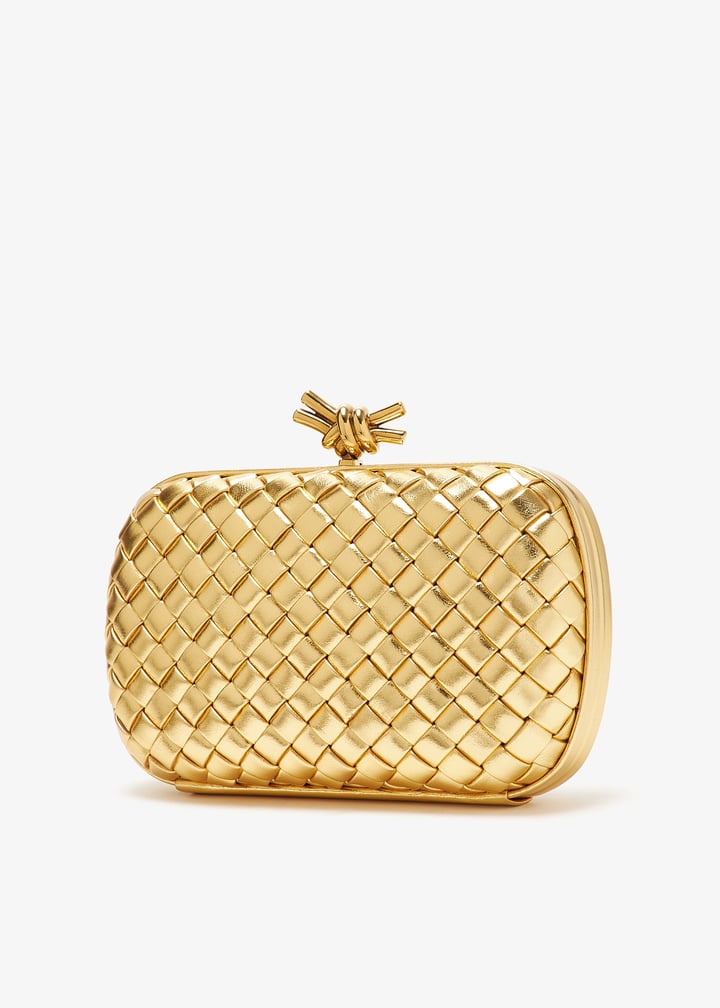 Bottega Veneta Knot clutch for Women - Gold in KSA | Level Shoes