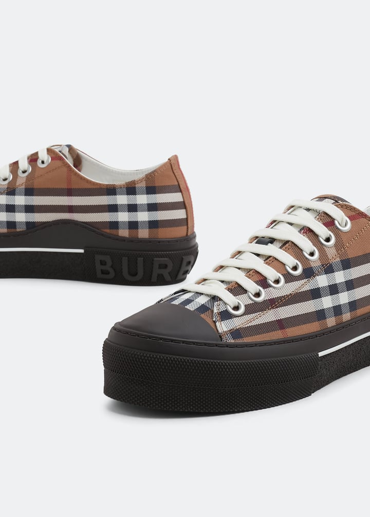 Burberry Jack checked sneakers for Men - Brown in UAE