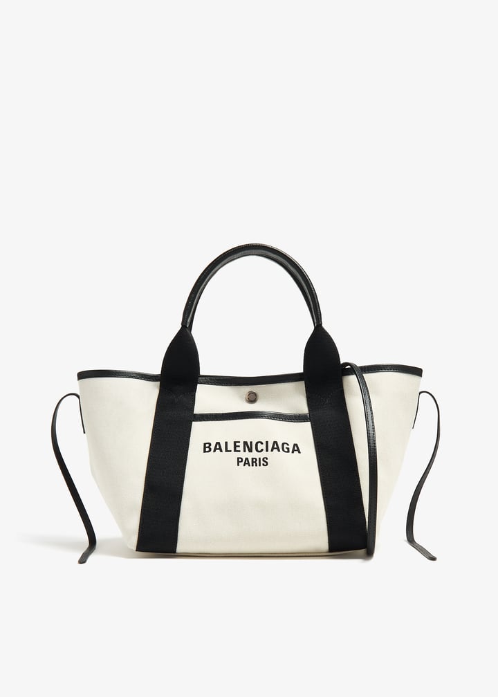 【関税&送料込】Balenciaga Sand Canvas Large Biarritz Shoppi Balenciaga Sand Canvas Large Biarritz Shopping Bag | Balardi