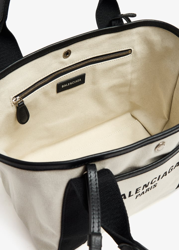 トートバッグ Balenciaga Sand Canvas Small Biarritz Shopping Bag Balenciaga Biarritz Small Tote Bag | Neiman Marcus