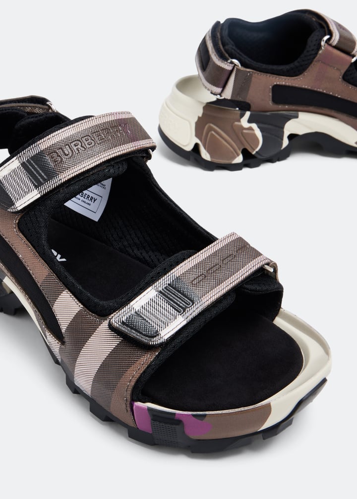 Burberry ベージュ チェック柄 ミュール 約7cmヒール 24cm 27035249_56840113_1000.jpg