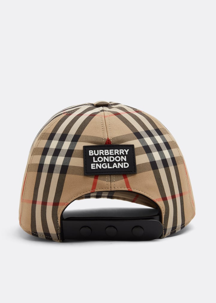 Burberry Vintage Check baseball cap for Men - Printed in KSA