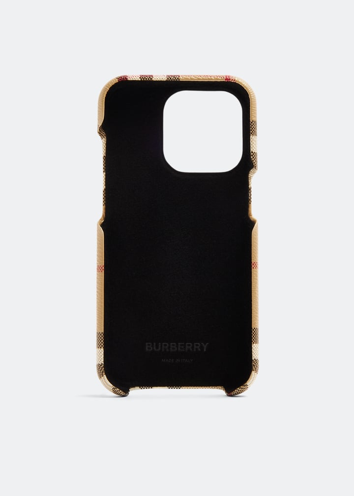 スマホアクセサリー Burberry iphone14pro case Vintage Check iPhone 14 Pro case in multicoloured - Burberry