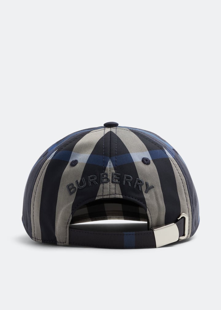 Burberry Check baseball cap for Men - Blue in Qatar | Level