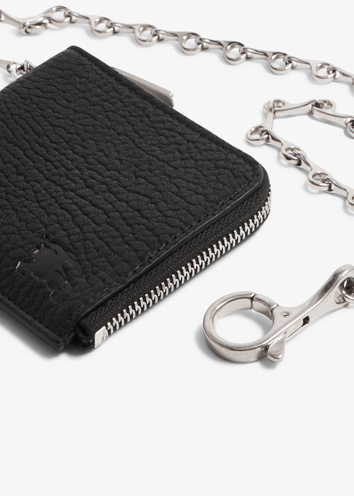 Burberry Mini Wallet Burberry Card Holder On Chain Leather B Chain