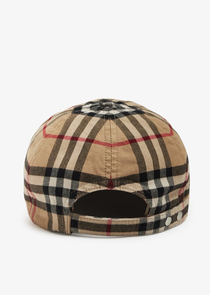 Inside Burberry Baseball Caps Burberry Archive Check Baseball Cap