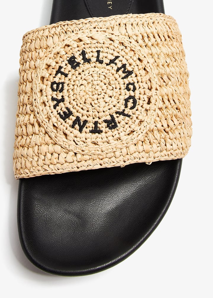 サンダル・ミュール Stella Mccartney Raffia Elyse Slippers Stella McCartney Raffia Elyse Slippers Sandal | Lyst