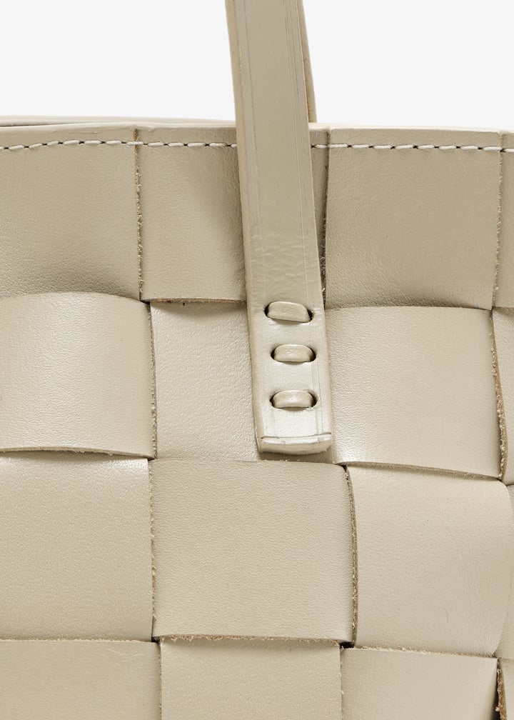トートバッグ Dragon Diffusion SS25 JAPAN MINI (8105 TAN) dragon-diffusion-woven-leather