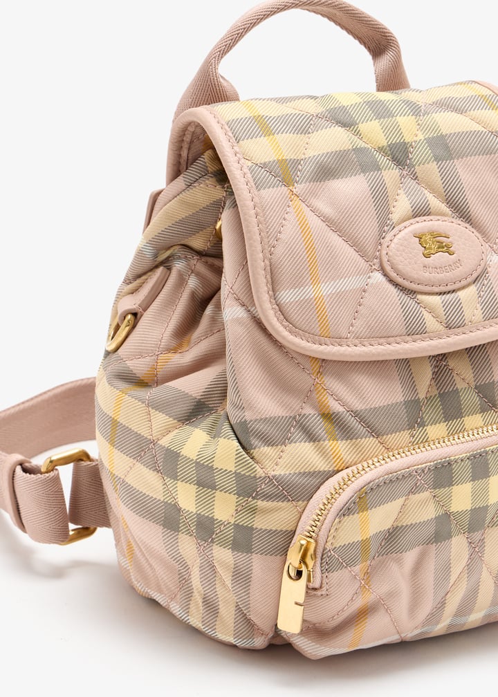 Burberry Mini Horseshoe backpack for Women - Beige in USA | Level Shoes