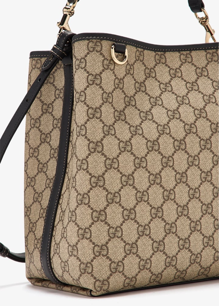 Gucci GG Emblem small shoulder bag for Women - Printed in