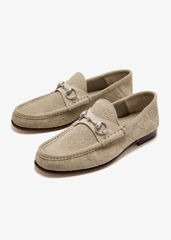 Gucci スエード モカシン ベージュ Gucci 1953 Horsebit loafers for Men - Beige in UAE | Level Shoes