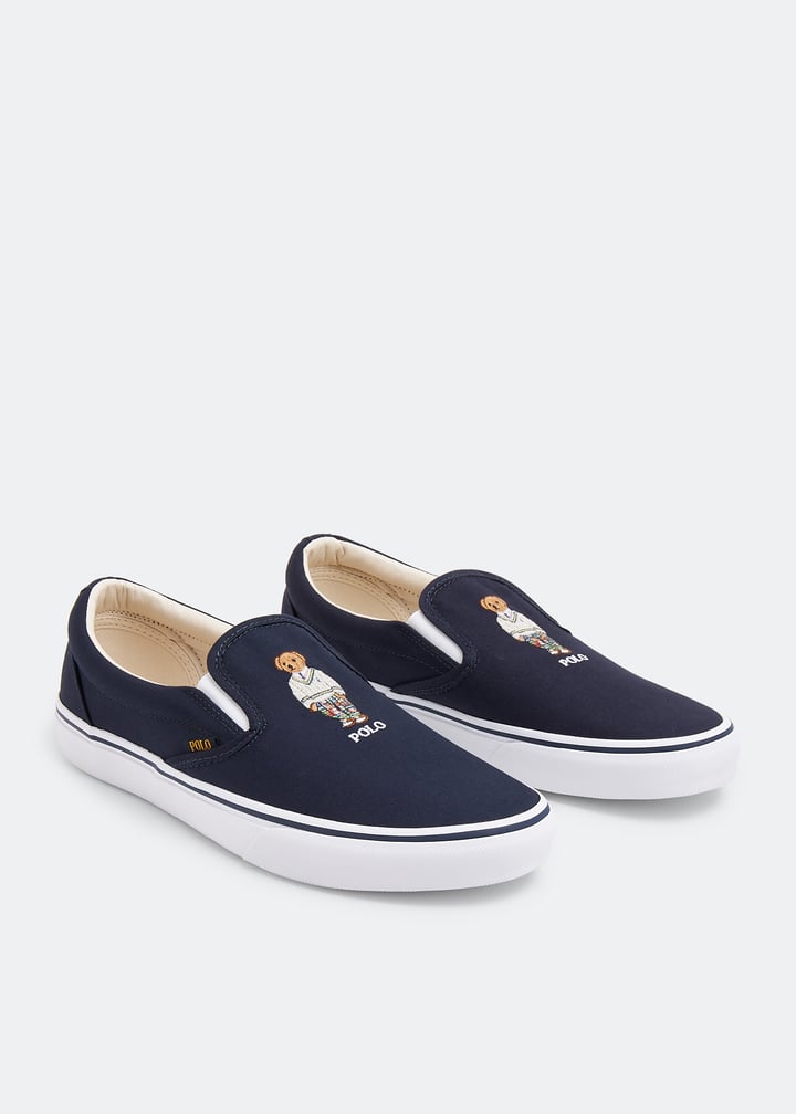 Polo Ralph Lauren Keaton Bear slip-on sneakers for Men Blue in