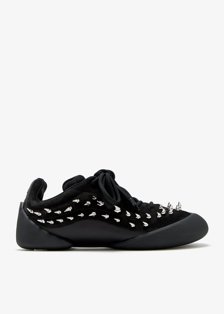 McQueen Flexion studded sneaker for Men - Black in UAE