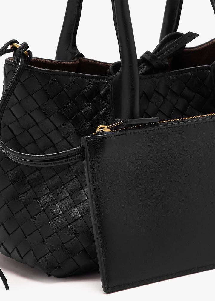 Bottega Veneta Small Pinacoteca tote bag for Women - Black