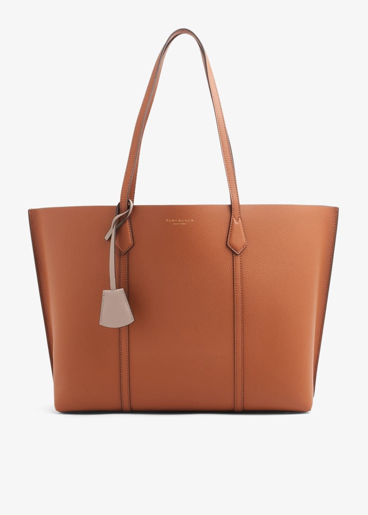 トートバッグ Tory Burch Perry Shopper Bag - Tory Burch - Cotton - Brown Small Perry Zip Tote: Women's Designer Tote Bags | Tory Burch