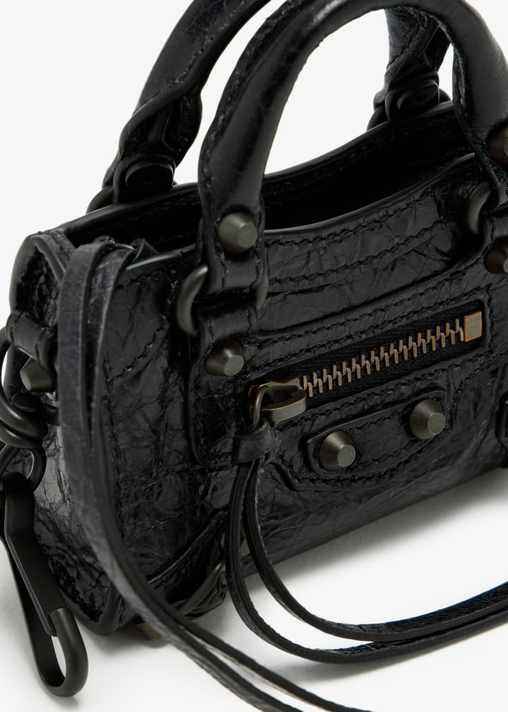Balenciaga Le City micro bag charm for Women - Black in UAE