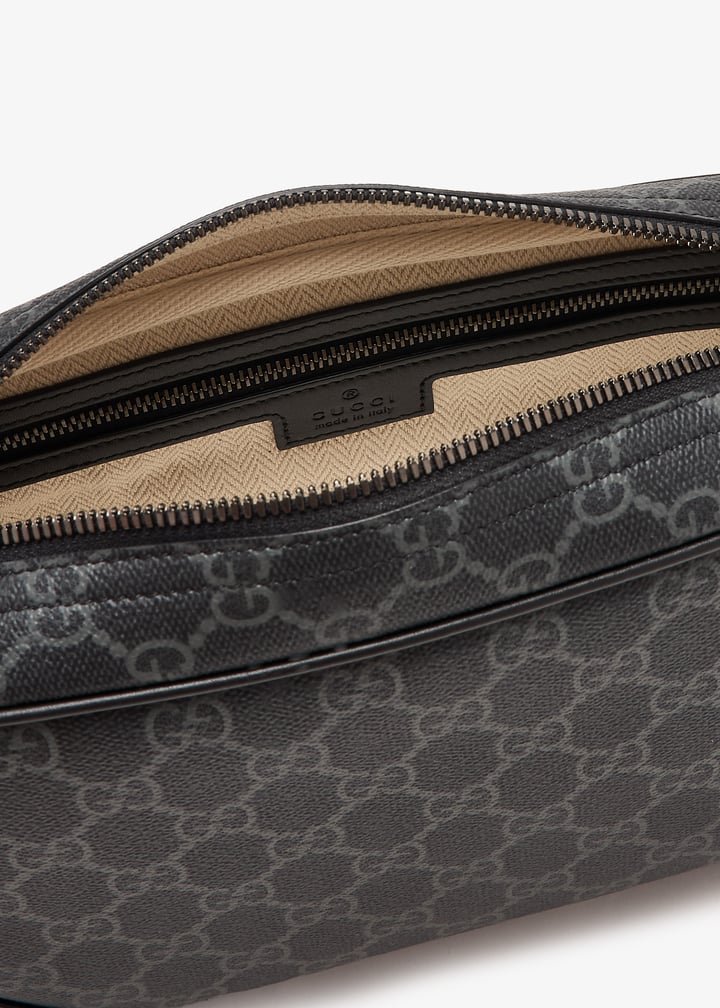 Gucci GG Emblem small crossbody bag for Men - Black in UAE