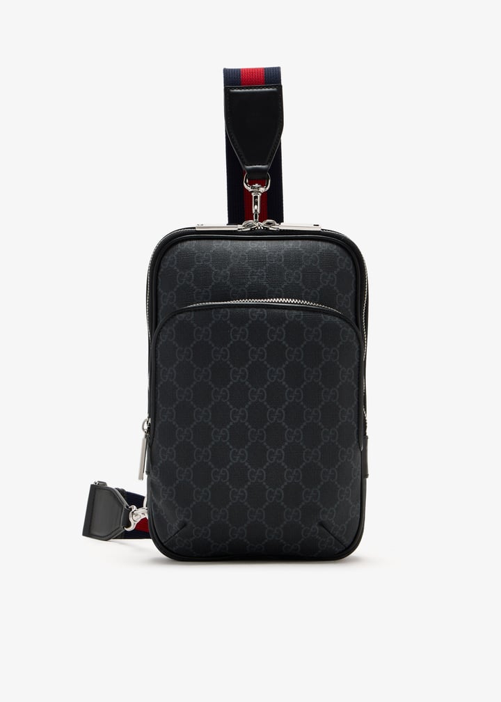 Gucci Small GG crossbody bag for Men Black in Kuwait Level Shoes