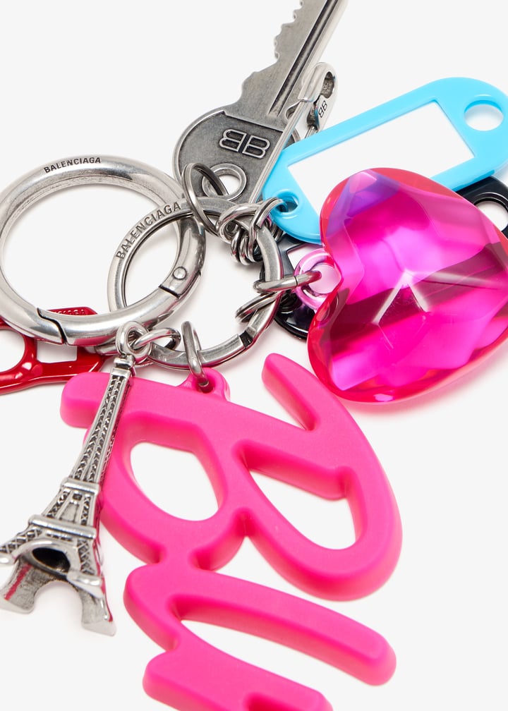 ◆完売前に◆【BALENCIAGA】Hourglass スーベニア キーリング Women's Charm/keychain Hourglass Soft Big Souvenirs in