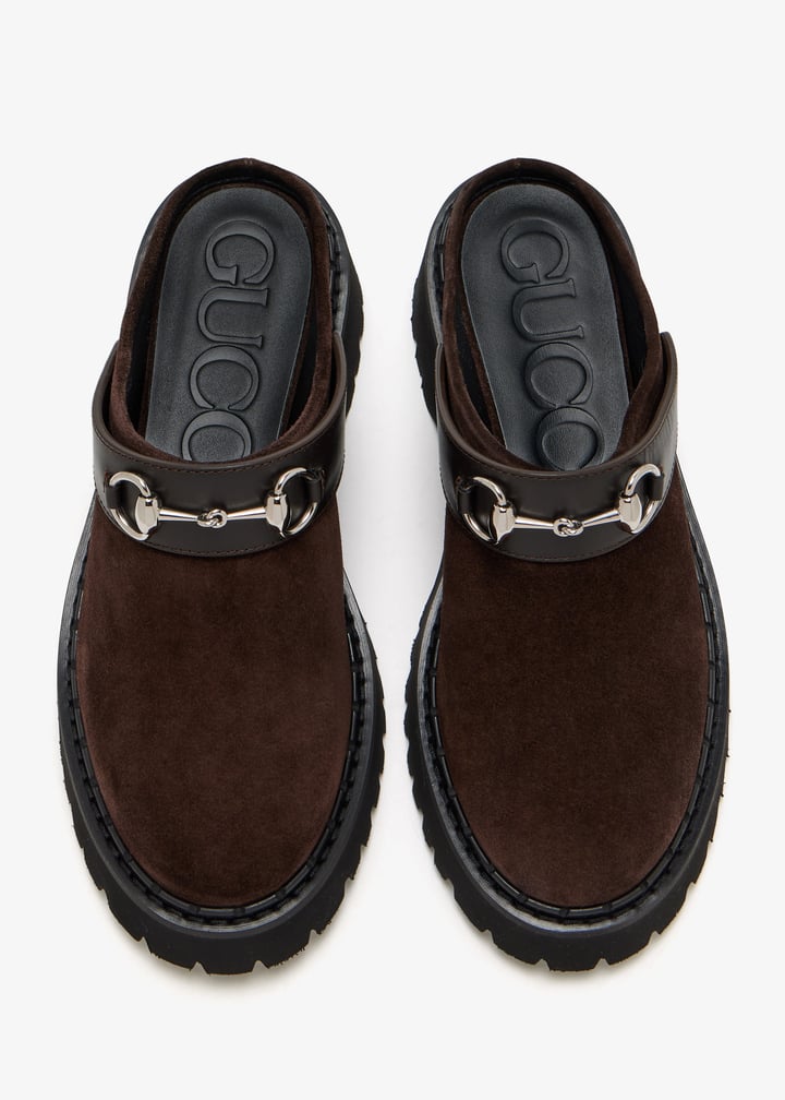 Gucci Horsebit mules for Women Brown in KSA Level Shoes