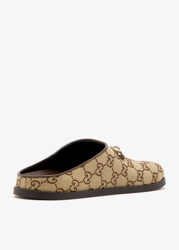 Gucci GG Supreme Horsebit mules for Women - Printed in Qatar