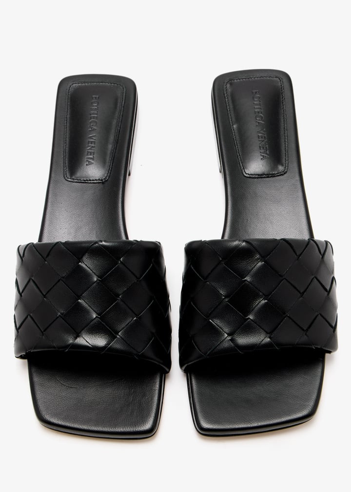 Bottega Veneta Parco flat mules for Women - Black in UAE