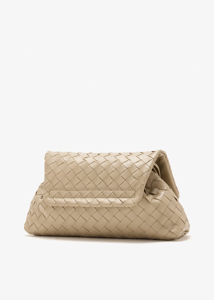 Bottega Veneta Giorno pouch for Women - Beige in UAE | Level Shoes