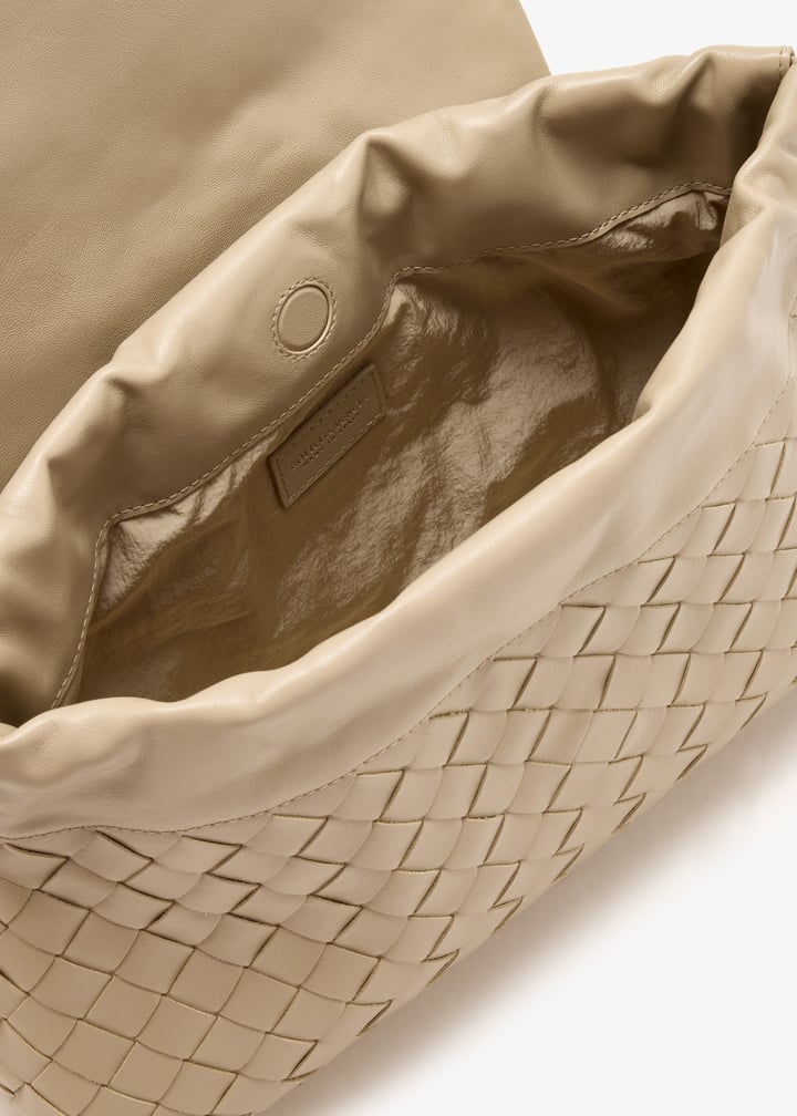 Bottega Veneta Giorno pouch for Women - Beige in UAE | Level Shoes