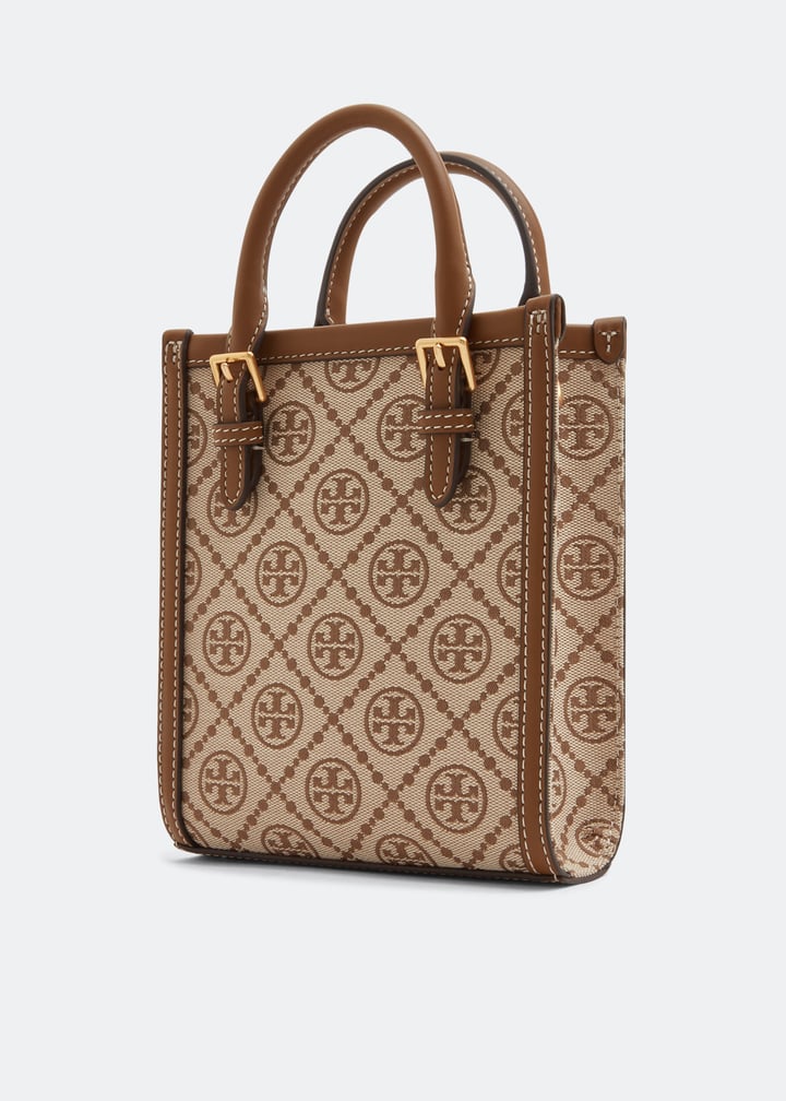 大人気★Tory Burch T Monogram Mini Tote Bag Mini T Monogram Tote, Black | Tory Burch KSA