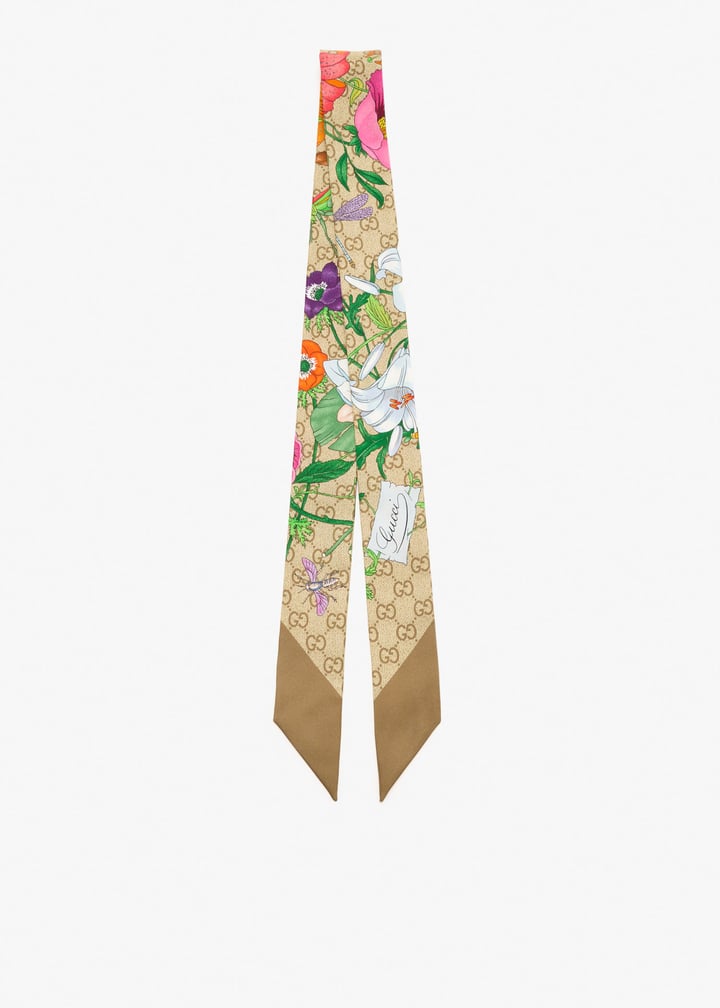 Gucci Printed silk ribbon for Women - Printed in UAE | Level Shoes