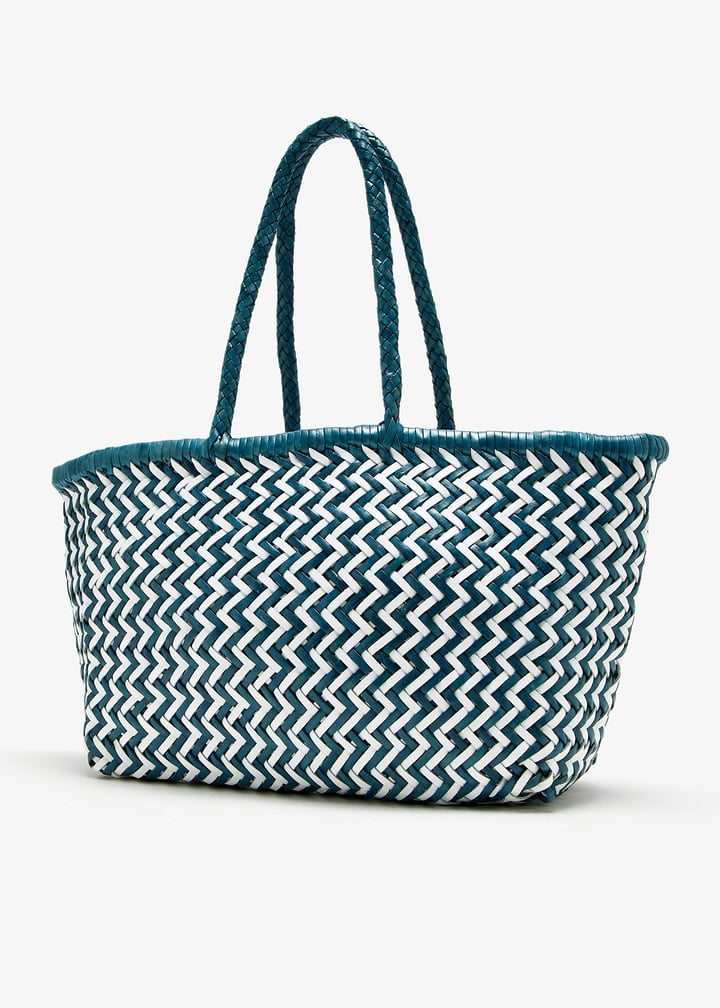 バッグ Dragon Diffusion BAMBOO TRIPLE JUMP BIG DRAGON DIFFUSION Bamboo Triple Jump Big woven leather tote