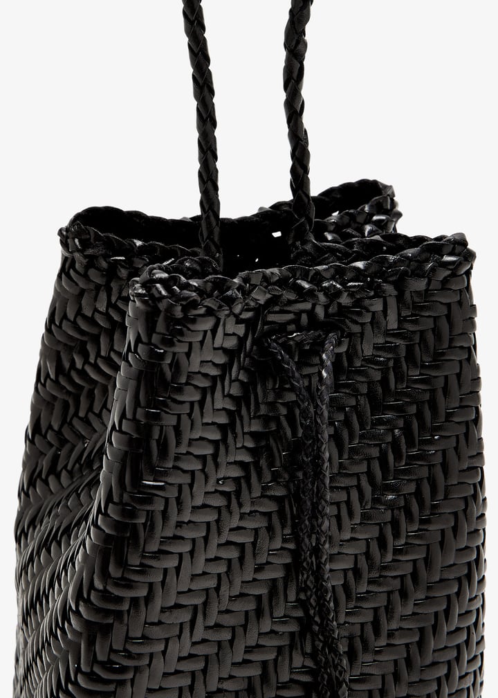 DRAGON POMPOM DOUBLE JUMP バッグ ブラック Dragon Diffusion - Pompom Double Jump Black
