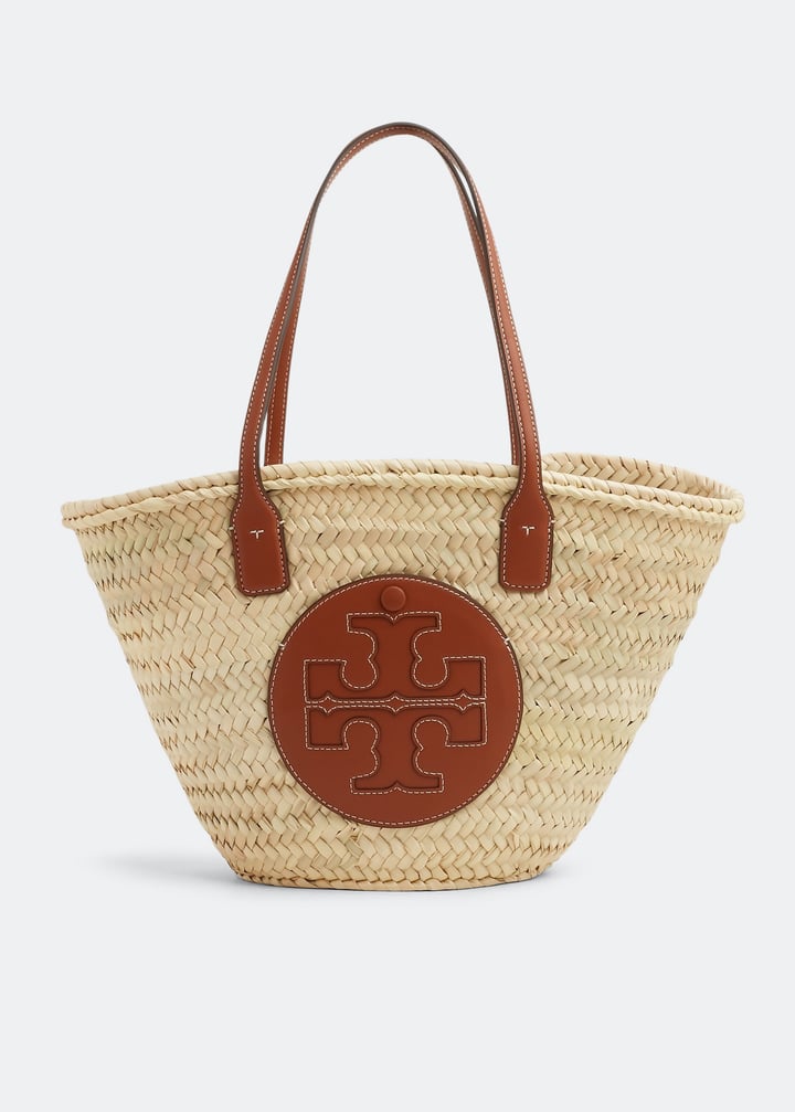 Tory Burch Ella Straw tote bag for Women - Beige in KSA