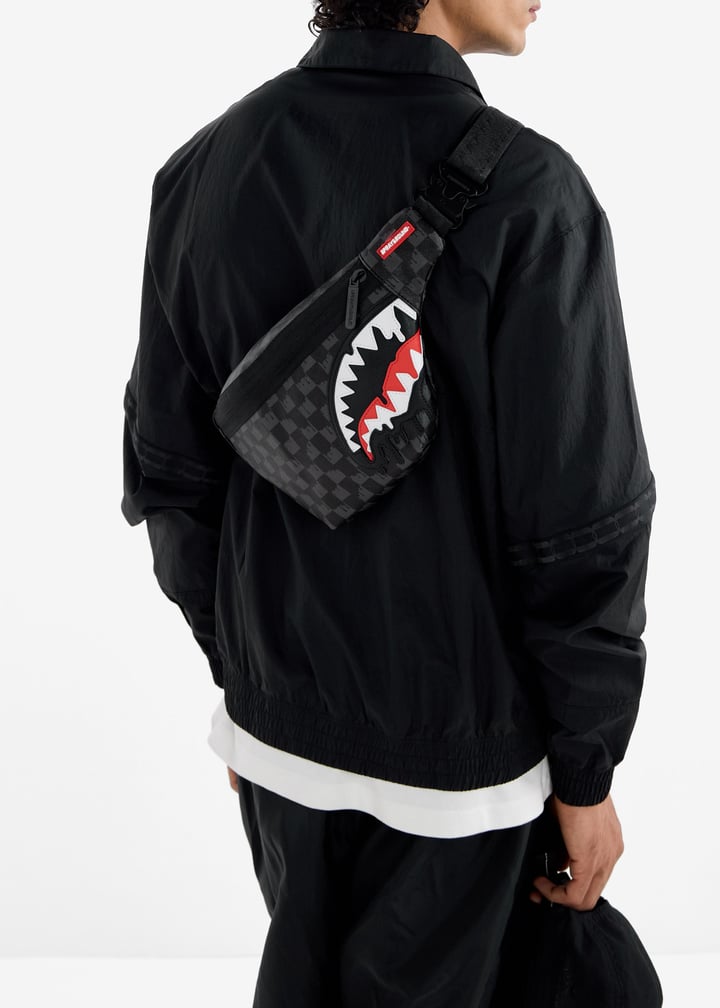 Spray Ground Dripping Sharks in Paris Savvy crossbody bag Spray Ground Dripping Sharks in Paris Savvy crossbody bag