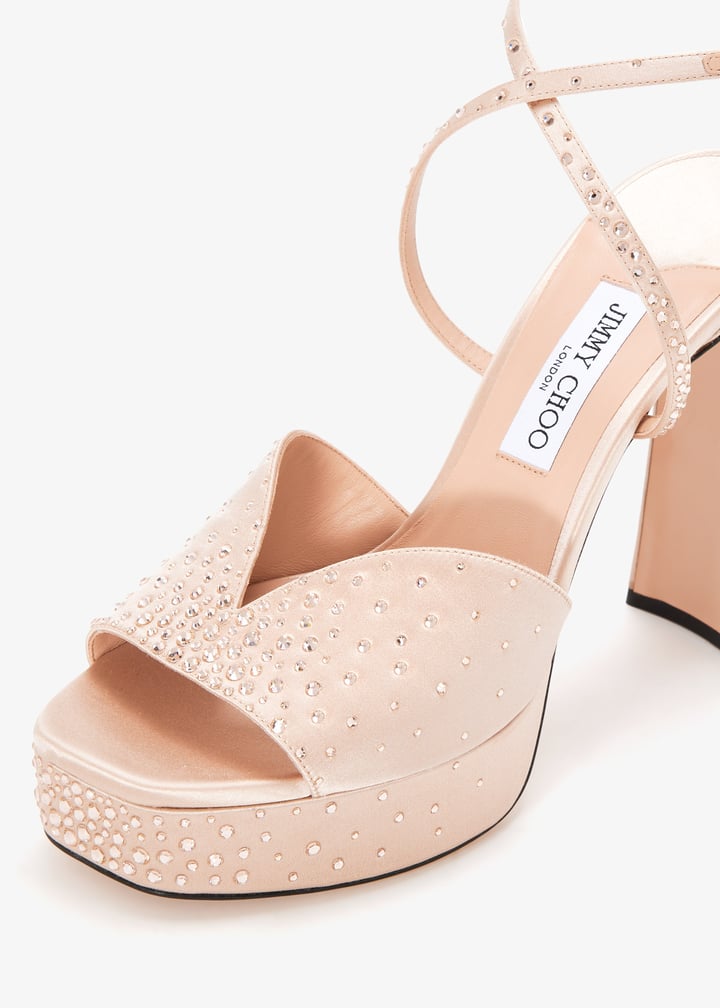 累積売上総額第1位!VIPセール★JIMMY CHOO★KALINA Jimmy Choo Karli 125 platform sandals for Women - Pink in