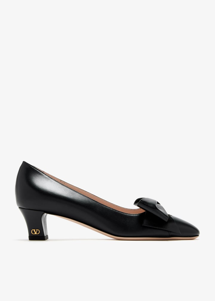 パンプス Valentino Garavani Black Leather Bowow Pumps Valentino Garavani Bowow pumps for Women - Black in USA