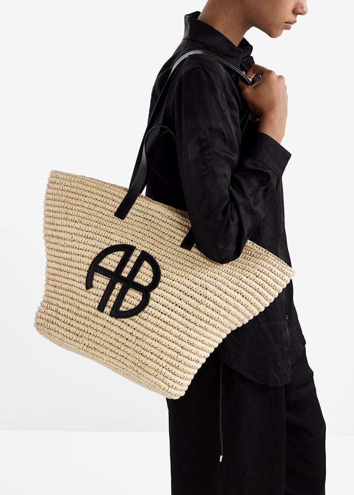 ANINE BING Palermo tote bag for Women - Beige in UAE | Level